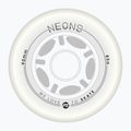 Ruote per pattini in linea Powerslide Neons LED 90 mm/85A 4 pcs. white