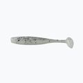 Esca in gomma Relax Bass 2,5 laminata 4 pezzi trasparente/nero/ologramma glitter/bianco