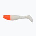 Esca in gomma Relax Hoof 3 Head 4 pezzi bianco/arancio