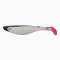 Esca in gomma Relax Hoof 6 Red Tail 3 pezzi nero/bianco