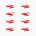 Esca in gomma Relax Crawfish 2 Standard 8 pezzi crawfish/glitter arancione
