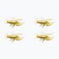 Relax Crawfish 2 Esca in gomma laminata 4 pezzi anguria/nero/rosso glitter/oro perla
