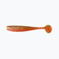Relax Kingshad 3 Esca in gomma laminata 4 pezzi oliva/nero glitter arancio/argento glitter