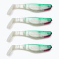 Esca in gomma Relax Terminator 3 Standard 4 pezzi verde/bianco perla