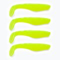 Esca in gomma Relax Terminator 3 Standard 4 pezzi chartreuse