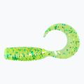 Relax Twister VR1 Standard 8 pz chartreuse/gold/blue glitter rubber bait