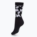 Calzini da ciclismo ASSOS Monogram bianco/nero 2