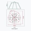 Tenda da campeggio Coleman Cortes Octagon 8 persone arancione 2