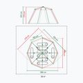 Tenda da campeggio per 8 persone Coleman Cortes Octagon 8 blu 2