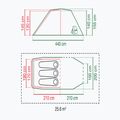 Tenda da campeggio per 3 persone Coleman Tasman 3 Plus verde 2