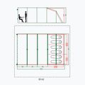 Tenda da campeggio per 6 persone Coleman Meadowood 6 Long blu 2