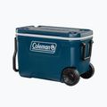 Frigorifero da viaggio blu con ruote Coleman 62Qt