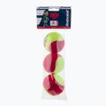 Palline da tennis Babolat in feltro rosso 3 pz. giallo