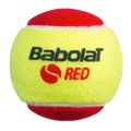 Palline da tennis Babolat in feltro rosso 3 pz. giallo 2