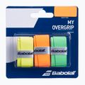 Babolat My Overgrip Racchette da tennis 3 pz. 2021 arancione/verde/giallo