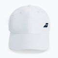 Cappello da baseball Babolat Basic Logo bianco/bianco per bambini 4