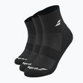 Calzini Babolat Quarter 3 Pack nero/nero