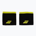 Polsino con logo Babolat 2 pezzi nero/sulphur spring 2