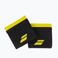 Polsino con logo Babolat 2 pezzi nero/sulphur spring 3