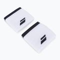 Polsino con logo Babolat 2 pezzi bianco/coniglio