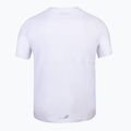 Maglia da tennis Babolat Play Crew Neck da uomo bianco/bianco 2