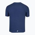 Maglietta da tennis Babolat Exercise estate blu heather da uomo 2