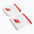 Polsino con logo Babolat 2 pezzi bianco/fiesta rosso