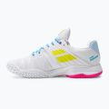 Scarpe da tennis Babolat donna 21 Propulse Fury AC bianco/zolfo primavera 10