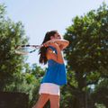 Racchetta da tennis da donna Babolat Evo Drive bianco/blu 8