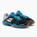 Scarpe da badminton da uomo Babolat 22 Shadow Team nero/blu 5