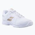 Scarpe da tennis Babolat donna SFX3 AC Wimbledon bianco/oro 10