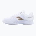 Scarpe da tennis Babolat donna SFX3 AC Wimbledon bianco/oro 12