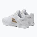 Scarpe da tennis Babolat donna SFX3 AC Wimbledon bianco/oro 3