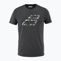 Maglietta da tennis da uomo Babolat Aero Cotton nero heather