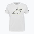 Maglietta da tennis Babolat Aero Cotton bianco/bianco da uomo