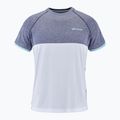Maglietta da tennis Babolat Play Crew Neck uomo bianco/blu heather