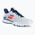 Scarpe da tennis da uomo Babolat Jet Tere All Court bianco/blu scuro