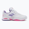 Babolat Propulse All Court JR scarpe da tennis per bambini bianco/lavanda 2