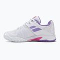 Babolat Propulse All Court JR scarpe da tennis per bambini bianco/lavanda 10