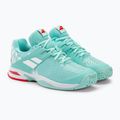 Babolat Propulse All Court JR scarpe da tennis per bambini yucca/bianco 4