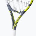 Racchetta da tennis per bambini Babolat Aero Junior 26 grigio/giallo/bianco 10