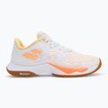 Scarpe da badminton da donna Babolat Shadow Tour 5 W bianco/giallo 2