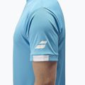 Maglietta Babolat Play a girocollo da uomo blu ciano 5