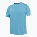 Maglietta Babolat Play a girocollo da uomo blu ciano 10