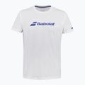 Maglietta da bambino Babolat Exercise Jr bianco/bianco