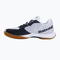 Scarpa da badminton da uomo Babolat Shadow Spirit 2 bianco/nero 10