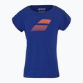 Maglietta Babolat Exercise Cotton Jr da bambino blu sodalite