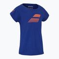 Maglietta Babolat Exercise Cotton Jr da bambino blu sodalite 3