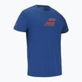 Maglietta Babolat Exercise Big Flag da uomo blu scuro 2