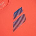 Maglietta Babolat Exercise Big Flag da uomo, colore corallo caldo 3
